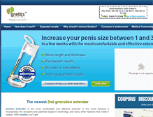 Tablet Screenshot of gneticsextender.com
